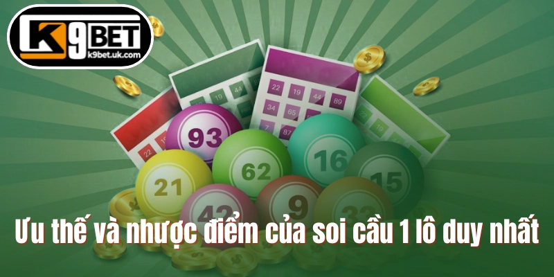 Ưu thế và nhược điểm của soi cầu 1 lô duy nhất